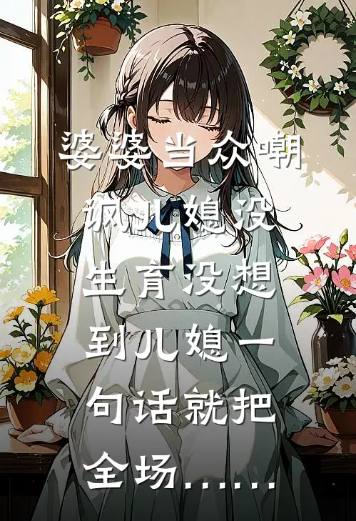 婆婆当众嘲讽儿媳没生育没想到儿媳一句话就把全场……