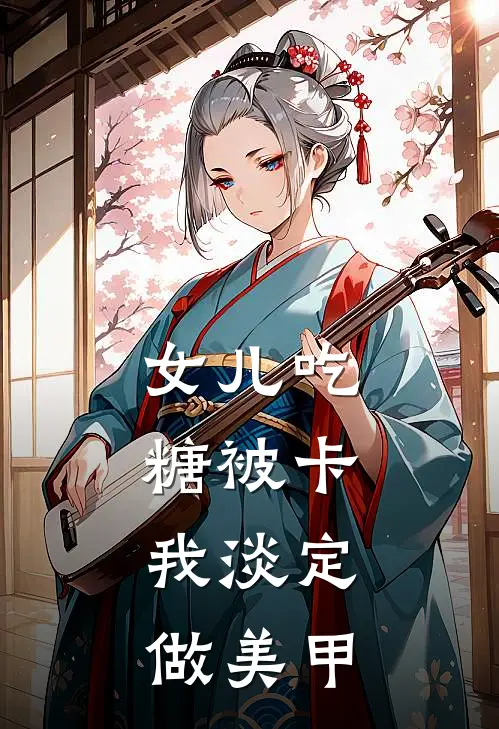 女儿吃糖被卡，我淡定做美甲