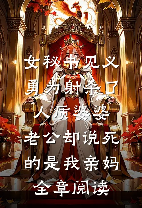 女秘书见义勇为射杀了人质婆婆，老公却说死的是我亲妈全章阅读