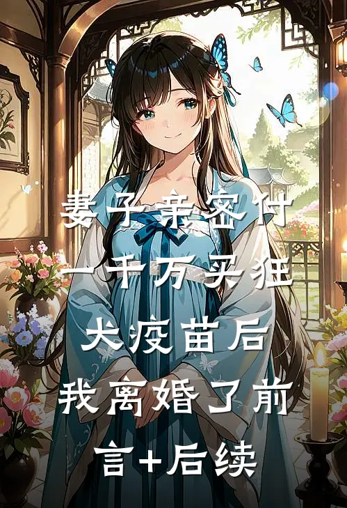 妻子亲密付一千万买狂犬疫苗后，我离婚了前言+后续