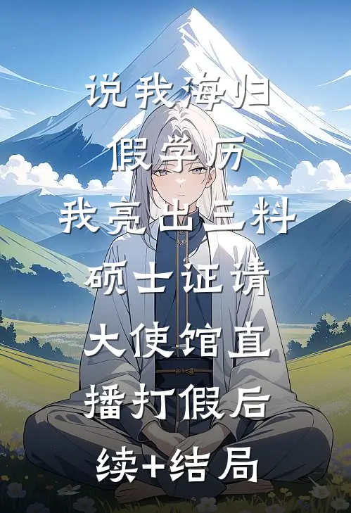 说我海归假学历，我亮出三料硕士证请大使馆直播打假后续+结局