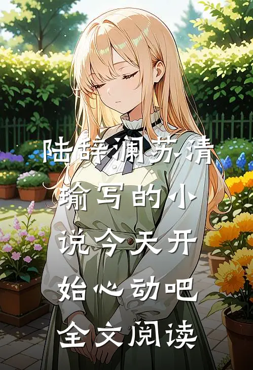 陆辞澜苏清瑜写的小说今天开始心动吧全文阅读