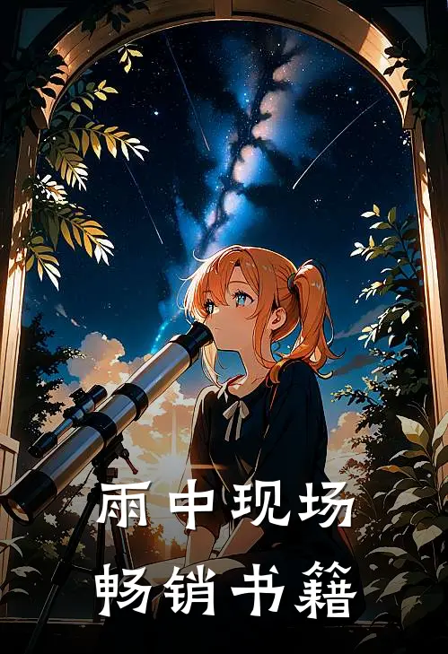 雨中现场畅销书籍