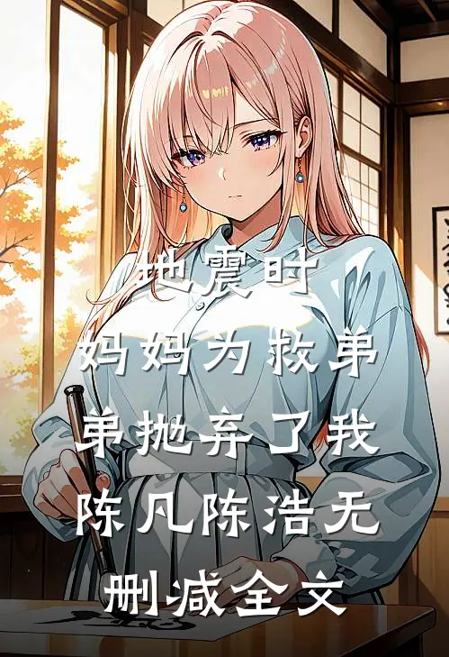 地震时，妈妈为救弟弟抛弃了我陈凡陈浩无删减全文