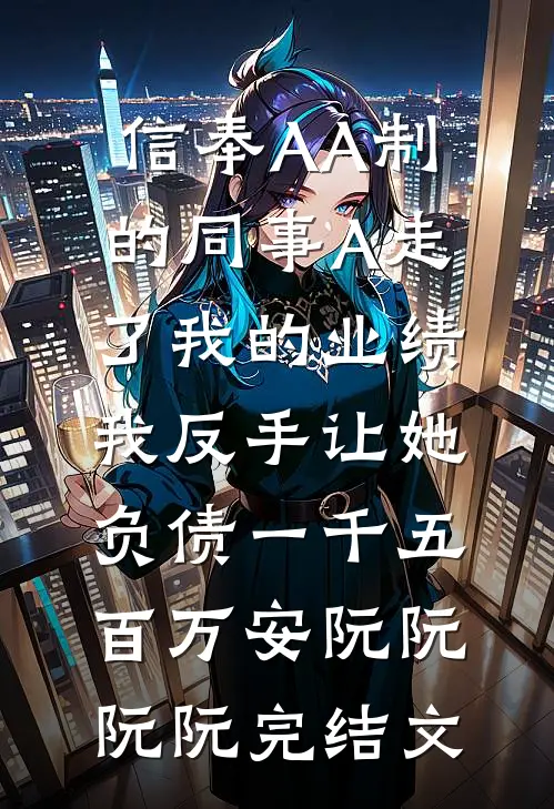 信奉AA制的同事A走了我的业绩，我反手让她负债一千五百万安阮阮阮阮完结文